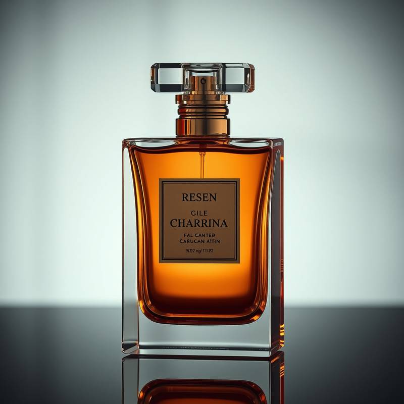 Bouteille de parfum élégante